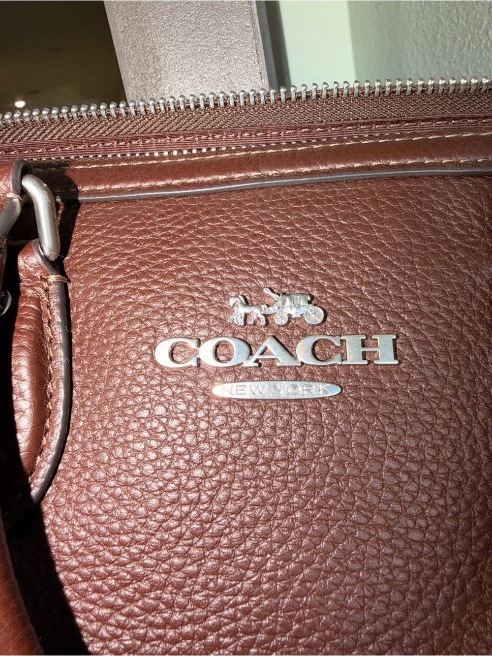 Coach Rowan Large Satchel Maple - Picture 11 of 12